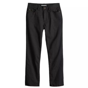 Sonoma Brand Boys Jeans | 10 Husky | Straight Leg | Black |